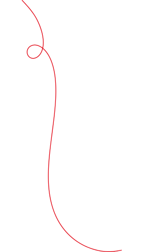 Linea curva rossa bassa